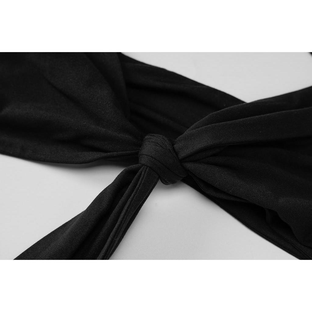 DUNEA Áo ống cổ V thời trang quyến rũ mới dành cho nữ