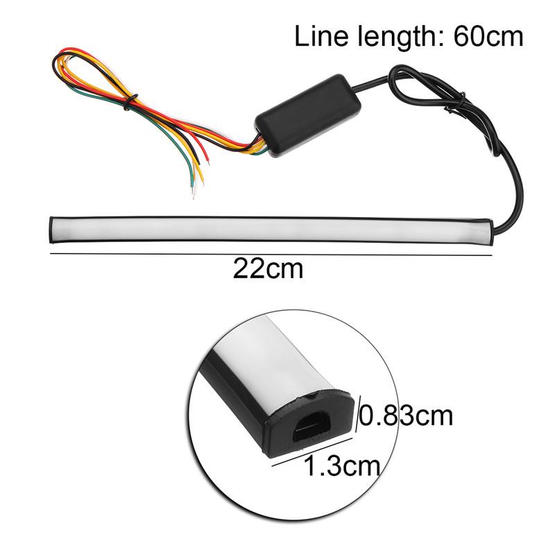 Dải đèn LED báo tín hiệu phanh xe máy