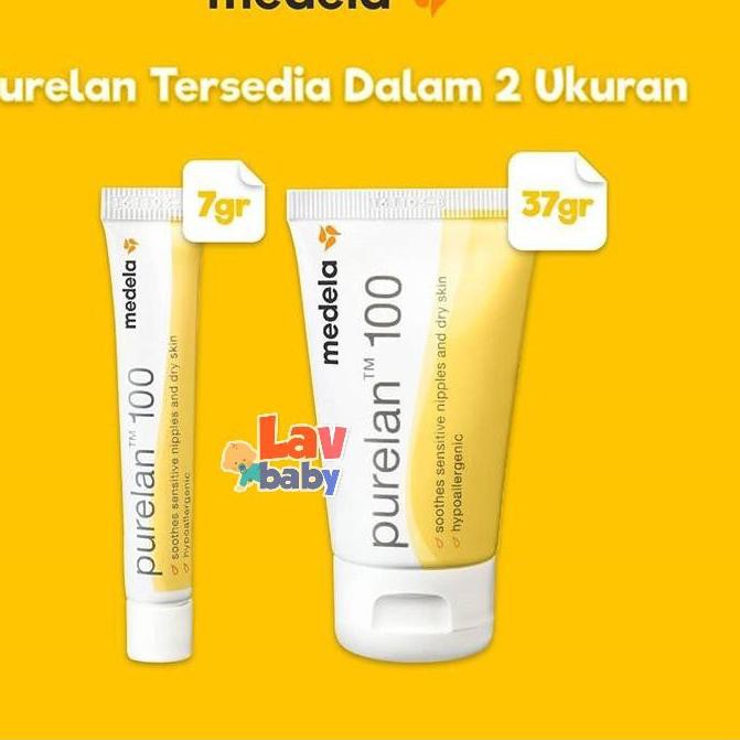 (Hàng Mới Về) Kem Dưỡng Da Medela Purelan 7gr Lav