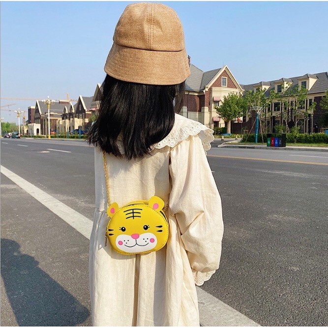 Túi đeo chéo cho bé - Túi đeo chéo hình động vật chất da mềm xinh xắn cho bé trai bé gái mẫu mới nhất