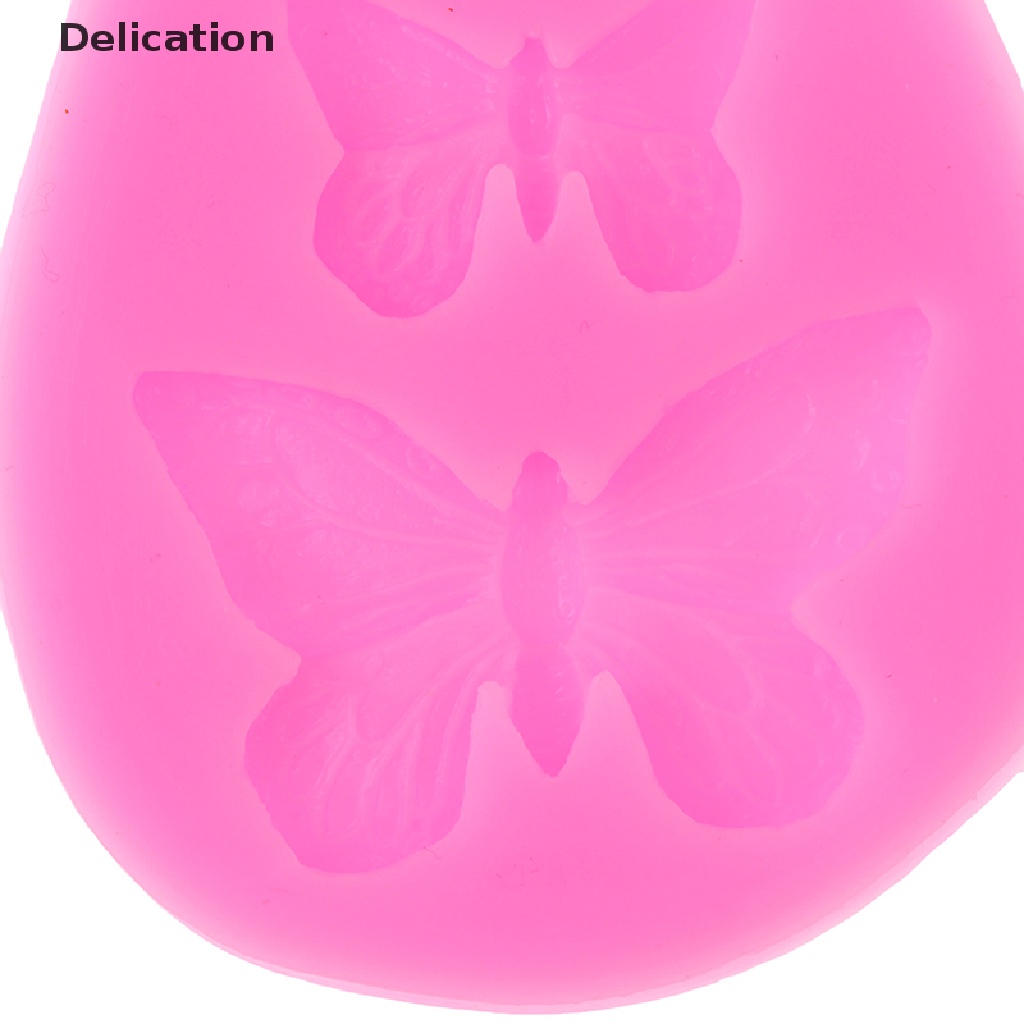 Khuôn Silicone Tạo Hình Bướm 3D Trang Trí Bánh DIY