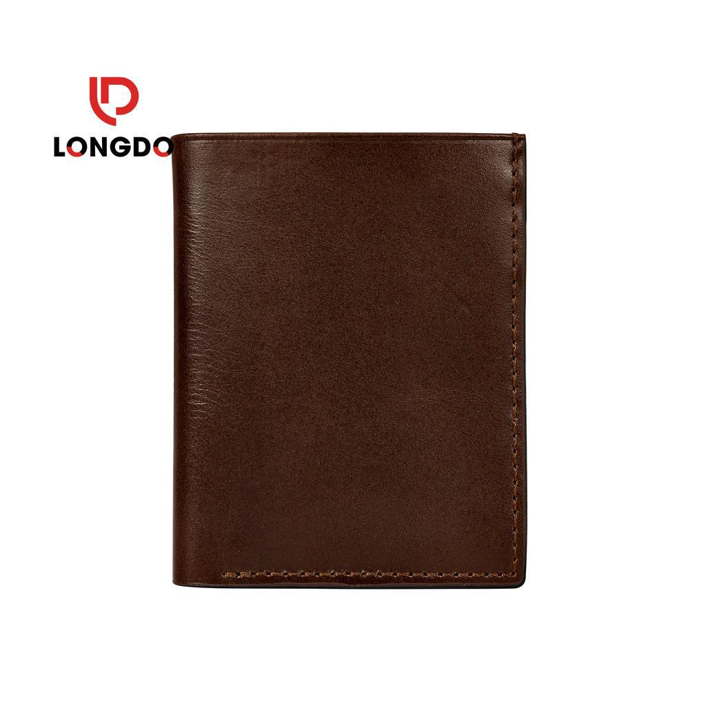 Bóp ví nam handmade da bò thật  - Cam kết bảo hành 5 năm - Thương hiệu uy tín Longdo Leather - BD01