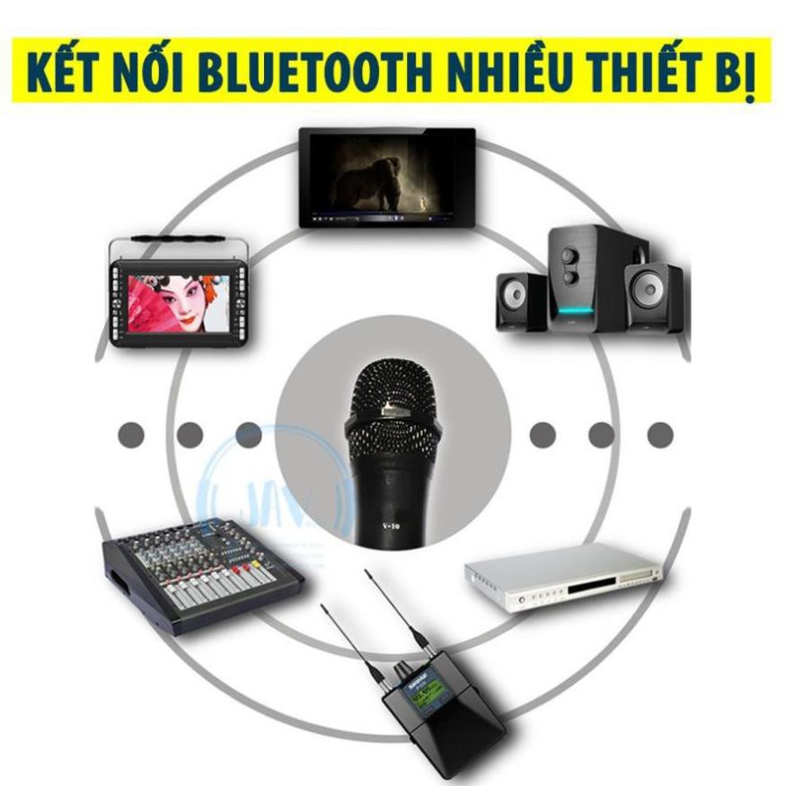 [BH 24 THÁNG] Micro Karaoke Bluetooth Không Dây V10 -  Âm vang có ECHO - Thu Âm Nhạy - Không Bị Rè Hú