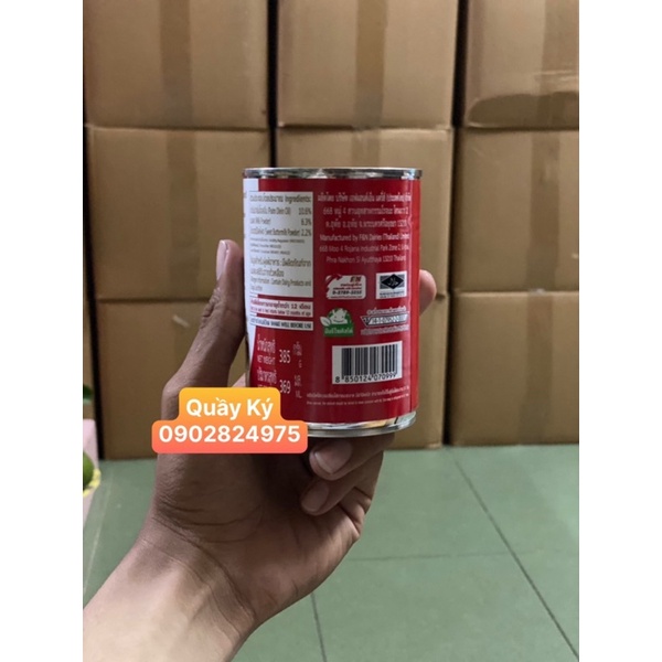 SỮA CARNATION - SỮA TAM HOA - SỮA HOA HỒNG Thái Lan Loại 385gr/ lon - Nguyên liệu pha chế làm trà