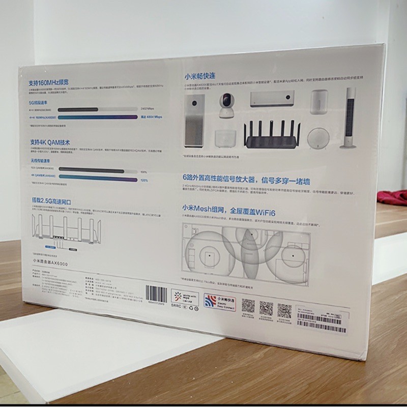 Router Wifi Thông Minh Xiaomi AIoT AX6000 version 2021 (bản nâng cấp của AX3600) | BigBuy360 - bigbuy360.vn