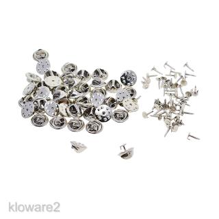 [Kloware2] 50 Bộ Thẻ Thắt Lưng Kẹp Bướm Pinch Chân Sau Ly Hợp Mặt Sau Ve Áo Pin