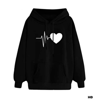 Áo nỉ mũ nhịp tim -HĐ