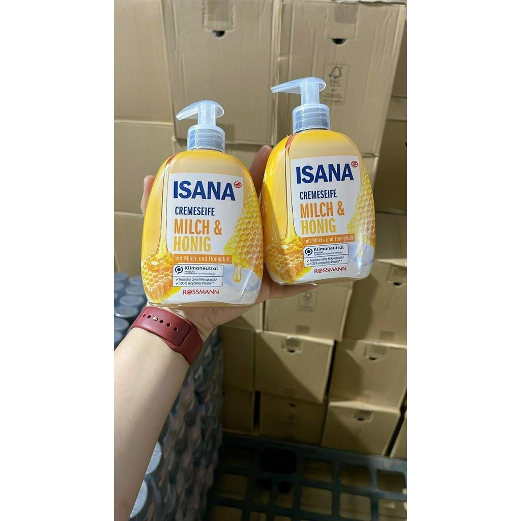 Nước rửa tay diệt khuẩn ISANA 500ML - Sạch khuẩn, thơm ngọt hương hoa trái - Hàng Đức