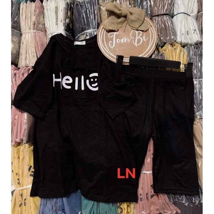Sét áo HELLO+quần legging LN11