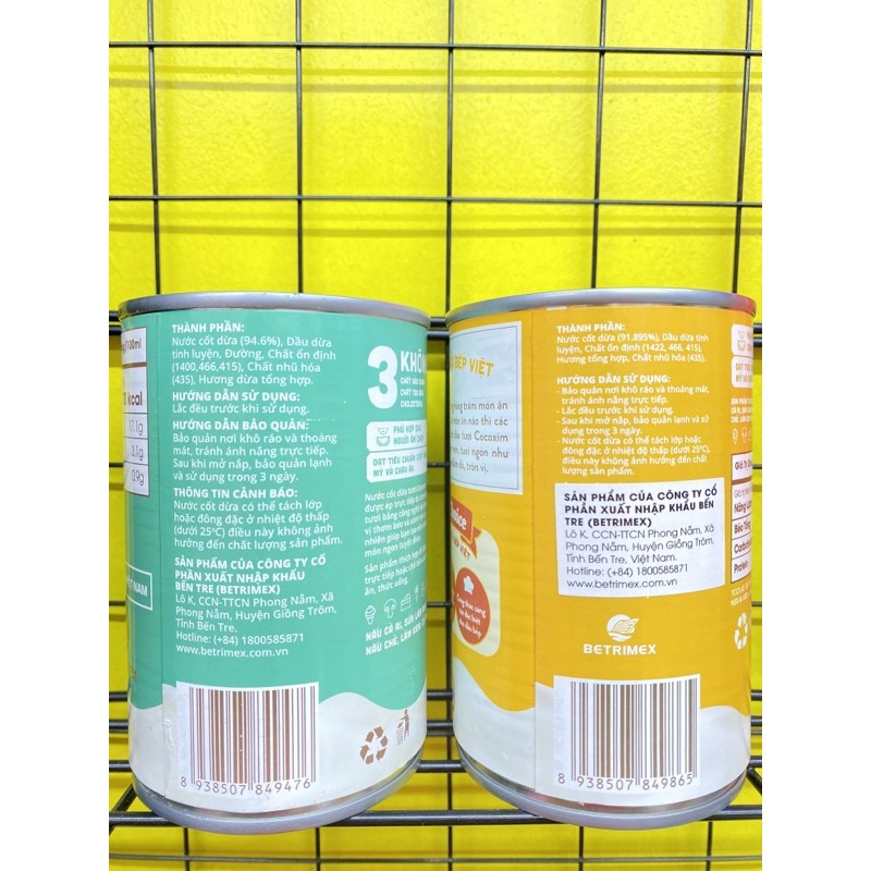 Nước cốt dừa tươi Cocoxim lon 400ml | BigBuy360 - bigbuy360.vn