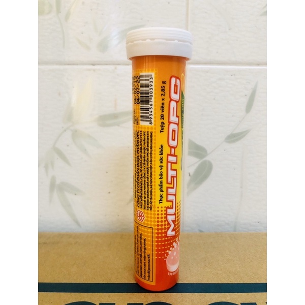 VIÊN SỦI MULTIVITAMIN - BỔ SUNG VITAMIN TĂNG SỨC ĐỀ KHÁNG - TUÝP 20 VIÊN