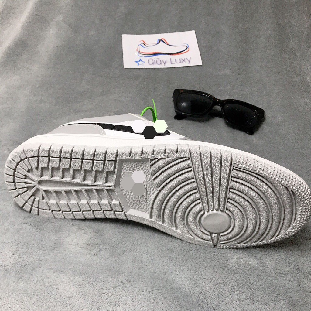 Giày Thể Thao Sneaker Nam\Nữ Xám Trắng Cổ Thấp, Cao Cấp - NJT1 | BigBuy360 - bigbuy360.vn
