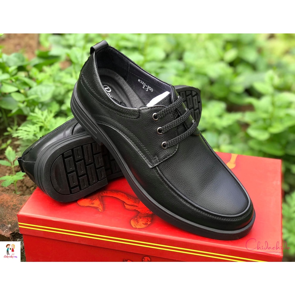 Giày công sở nam Royal Cobbler R326 siêu mềm, fom dáng đẹp, mặc các loại quần; size 39-43 (đen và nâu)