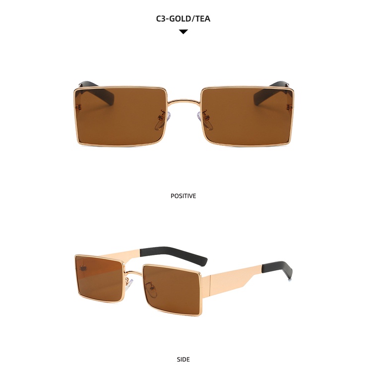 Kính mát gọng kim loại phong cách Âu Mỹ cổ điển 2021 thời trang