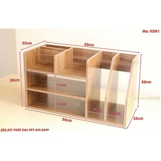 KỆ SÁCH GỖ ĐỂ BÀN MINI