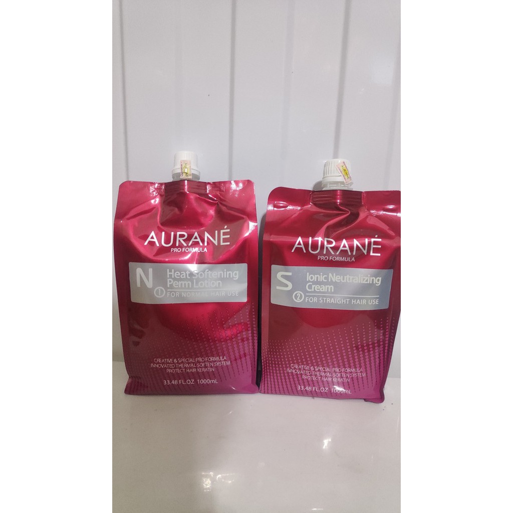 ( giá sỉ ) uốn duỗi aurane 1000ml 2in1