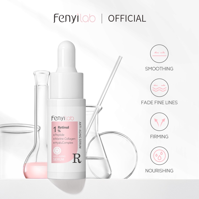 Serum Dưỡng Da Mặt Giảm Nếp Nhăn Fenyi 1% Retinol 17ml
