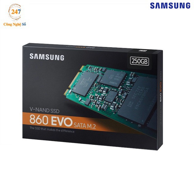 Ổ cứng SSD Samsung 860 EVO 250GB M.2 2280 MZ-N6E250BW Công Nghệ Số 247