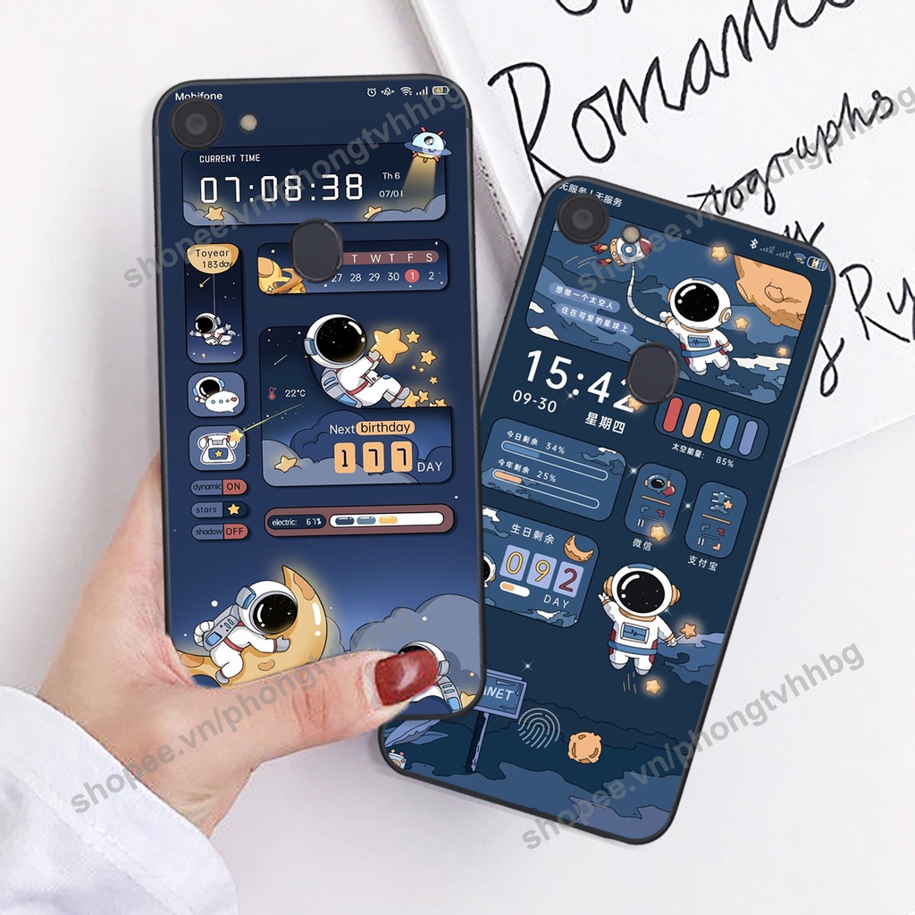 Ốp lưng Oppo F5 / F5 Youth / F7 / F7 Youth phi hành gia hoạt hình 3D cute giá rẻ