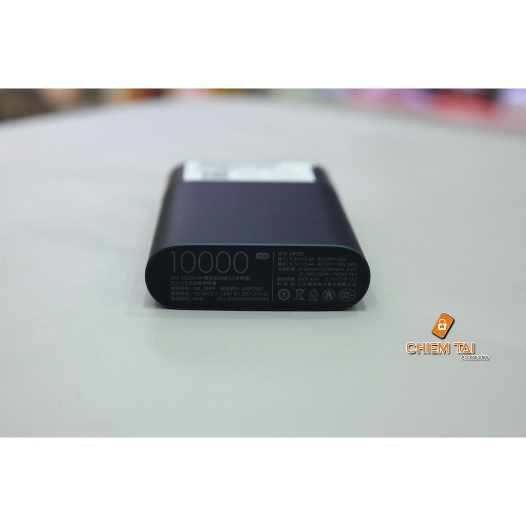 [Mã ELMSHX hoàn 8% xu đơn 500K] Bộ phát wifi di động từ sim 3G/ 4G kiêm sạc dự phòng ZMI MF885 | BigBuy360 - bigbuy360.vn