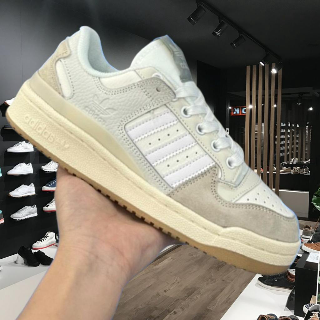 Giày thể thao Adidas Forum Low 84 , Adidas  Forum màu trắng kem da lộn full bill  box - MonTay_Store