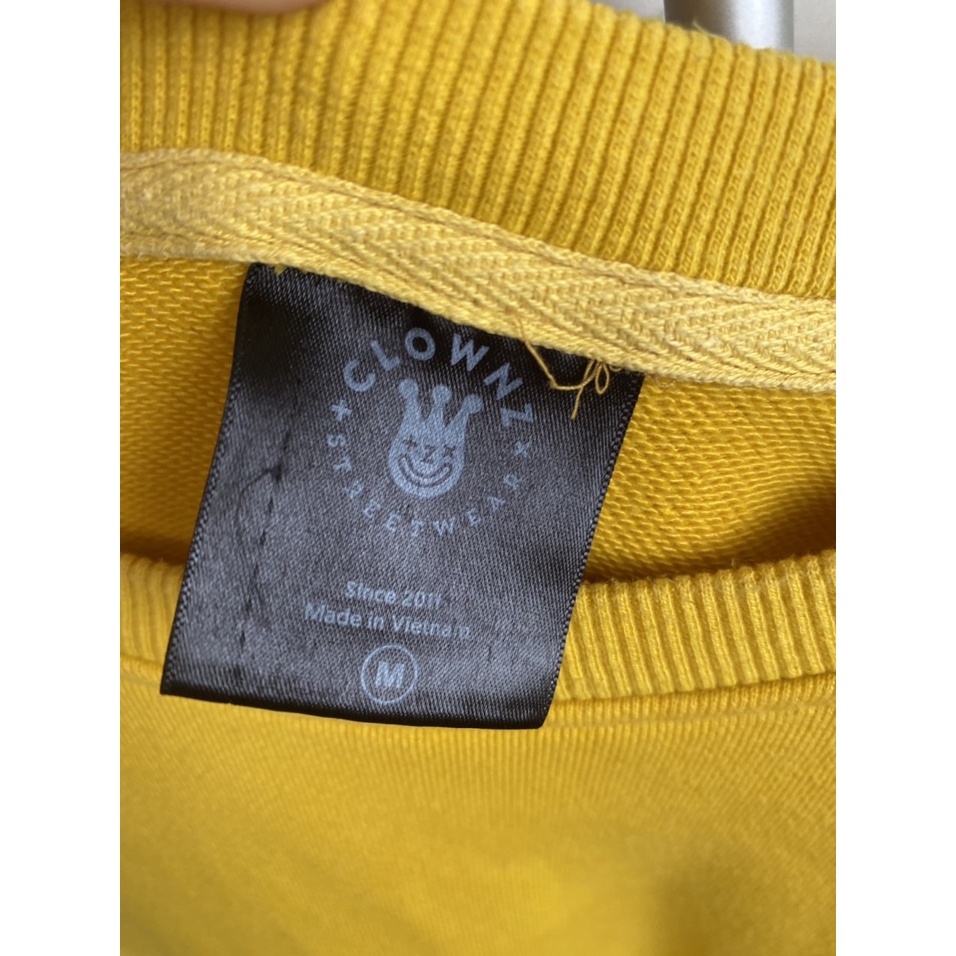 Áo sweater nỉ bông local brand Clownz basic dài tay cổ tròn form rộng nam nữ