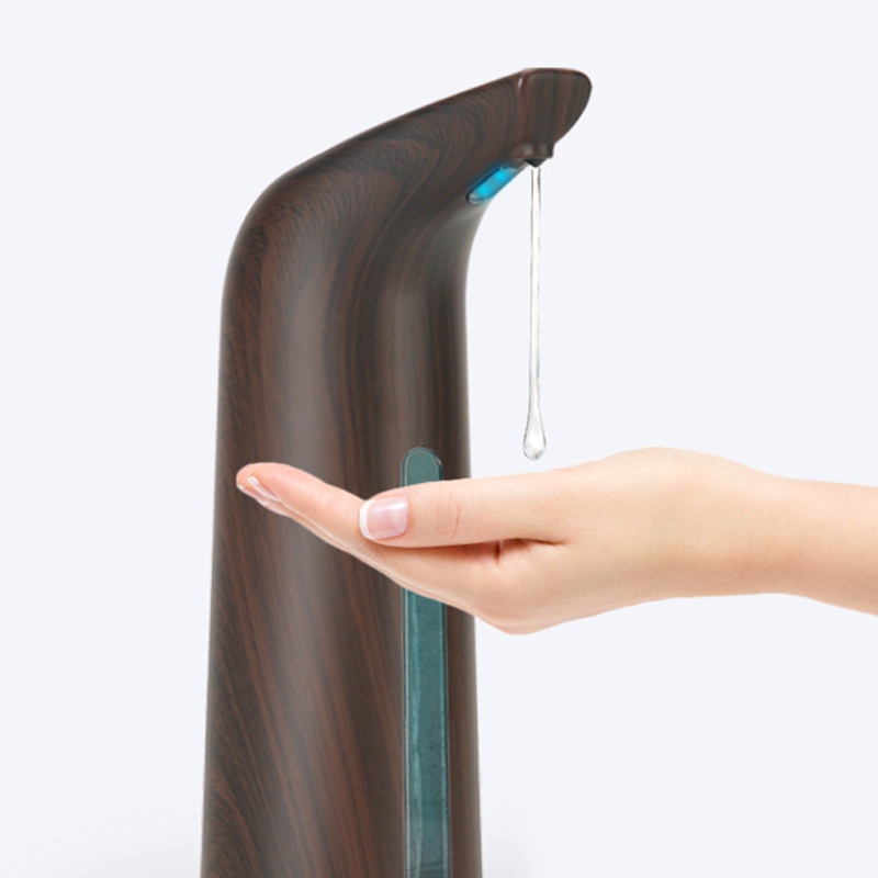 Máy Đựng Xà Phòng Dạng Lỏng Tự Động 400ml Họa Tiết Vân Hạt Sâu Chống Thấm Nước Không Chạm