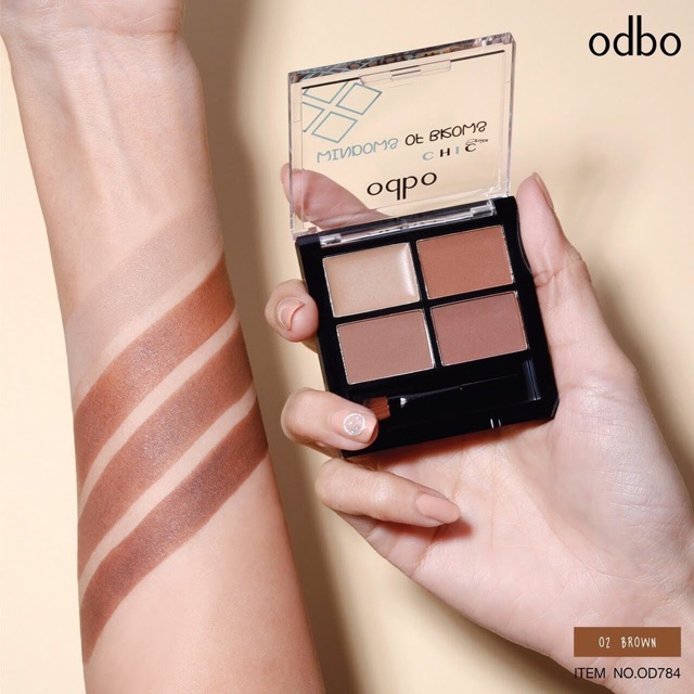 BỘT TÁN CHÂN MÀY ODBO 4 Ô WINDOWNS OF BROWS | BigBuy360 - bigbuy360.vn