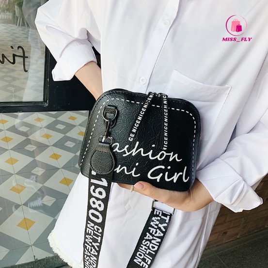 Túi xách nữ hến fashion đẹp túi đeo chéo Minigirl thời trang da xịn PU giá rẻ