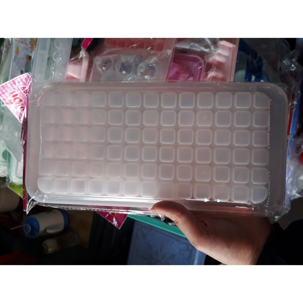 Khuôn 78 viên vuông khay rau câu phô mai, trái cây  thạch trà sữa khuôn socola viên - Ice cube tray for chocolate jelly