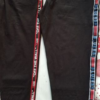 Quần baggy sọc chữ cạp chun