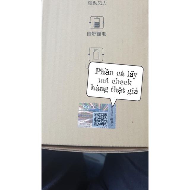 Quạt mini Yoobao cao cấp đủ màu sạc USB pin 6400mAh xoay 720 độ | BigBuy360 - bigbuy360.vn