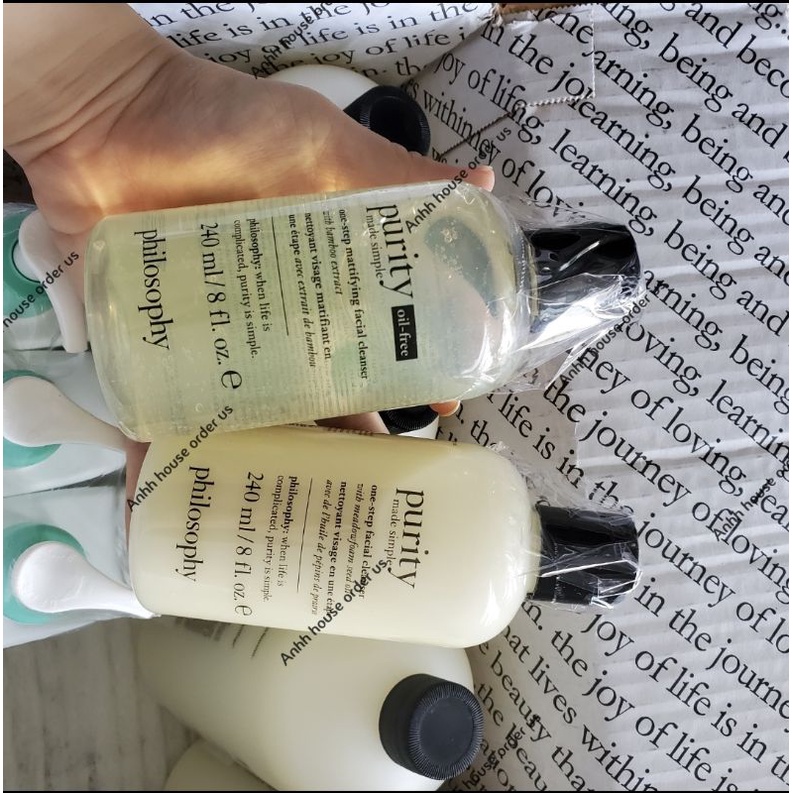 SỮA RỬA MẶT PURITY ONE STEP CLEANSER PHILOSOPHY DUNG TÍCH 240ML/472ML/946ML