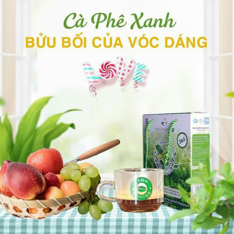 Cà Phê Xanh Coffee chính hãng (10 gói)