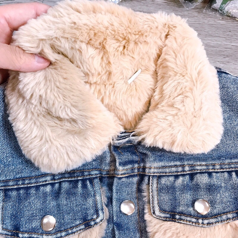 Áo Gile Lót Lông Mềm Mại Cho Bé