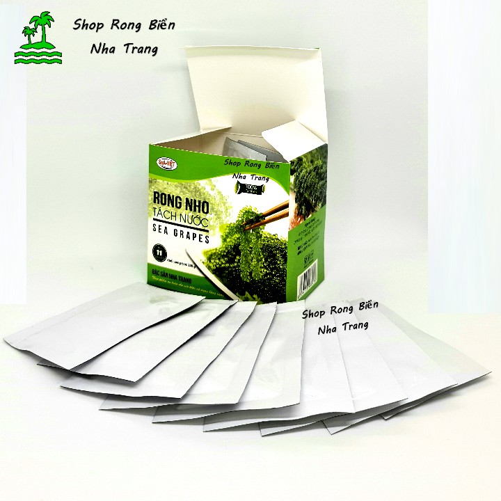 5 Gói Rong Nho tách nước SEA VIỆT 100g + Tặng 2 gói nước xốt mè rang (Video ngâm 1 gói) | BigBuy360 - bigbuy360.vn
