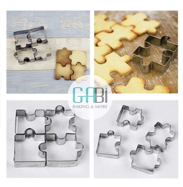 Khuôn cắt bánh quy 4 mảnh ghép ( cutter cookies)