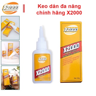 [KEO DÁN ĐA NĂNG X2000] Keo nước X2000 Siêu Dính Dán Tất Cả Vật Liệu Bằng Gỗ Vải Gốm Sứ Nhựa An Toàn Với Da Tay