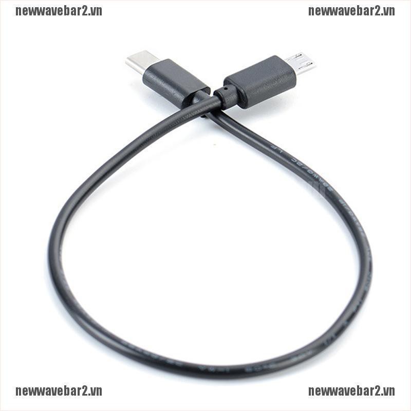 Set 2 Dây Cáp Chuyển Đổi Từ Type-C Sang Micro Usb Otg