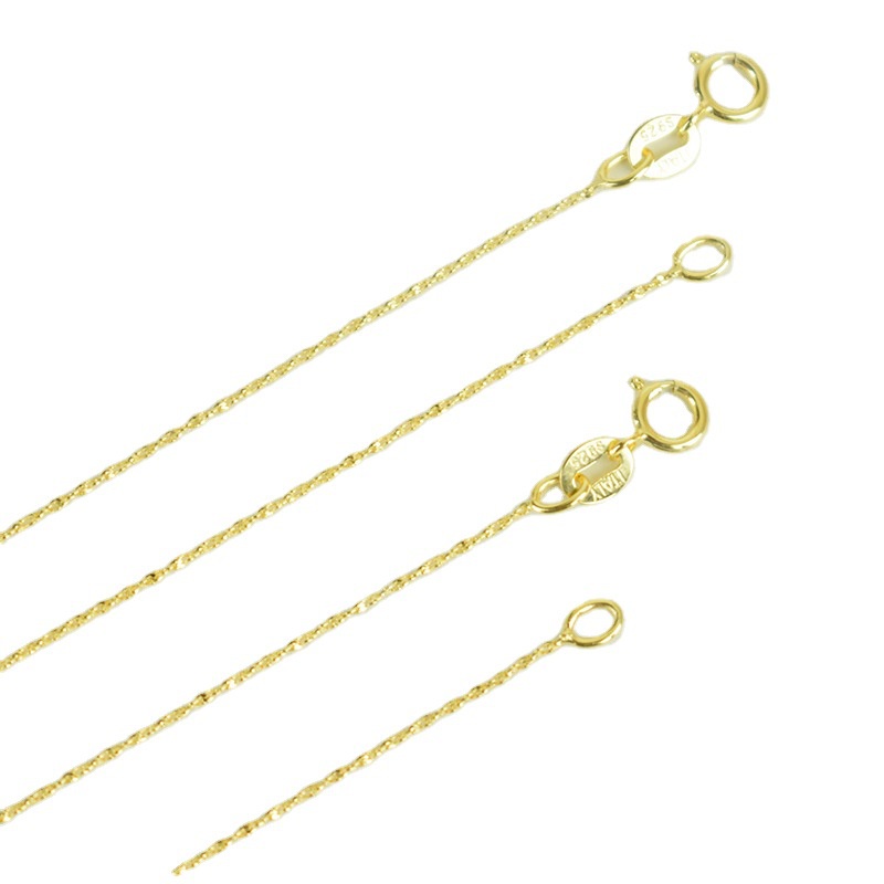 Dây chuyền mạ vàng 18k /bạc 925 hình ngôi sao thời trang dễ phối đồ