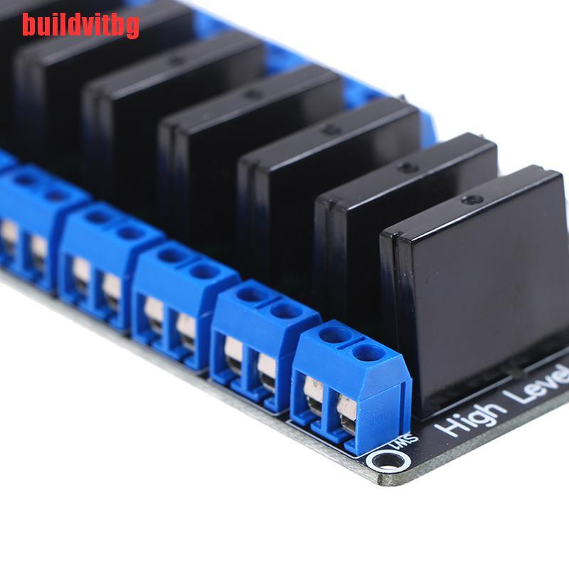 {buildvitbg}5V 1/2/4/8 Channel SSR G3MB-202P low/high level Solid Relay Module For Arduino GVQ