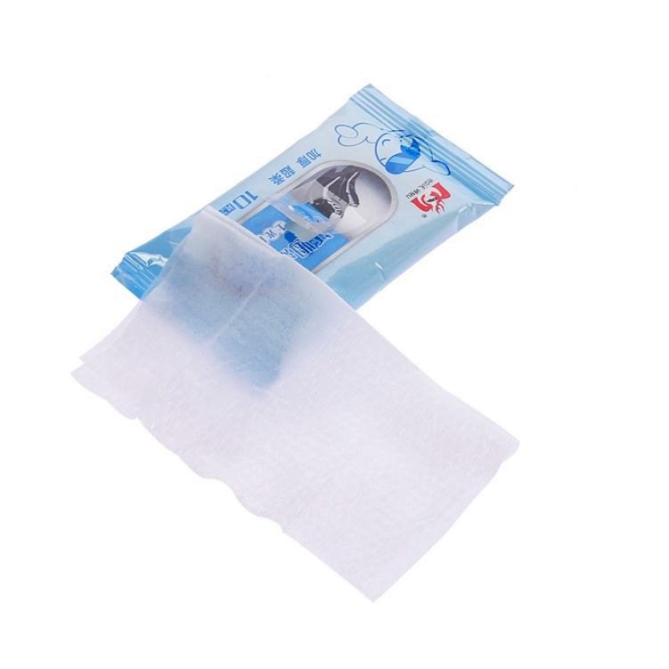 [Gói 10 Chiếc] Khăn Ướt Lau Giầy Tiện Lợi - Giấy Lau  Ướt  Đa Năng Duashop