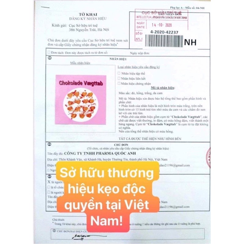 HỘP 40 Viên KẸO SOCOLA GIẢM CÂN ĐAN MẠCH | BigBuy360 - bigbuy360.vn