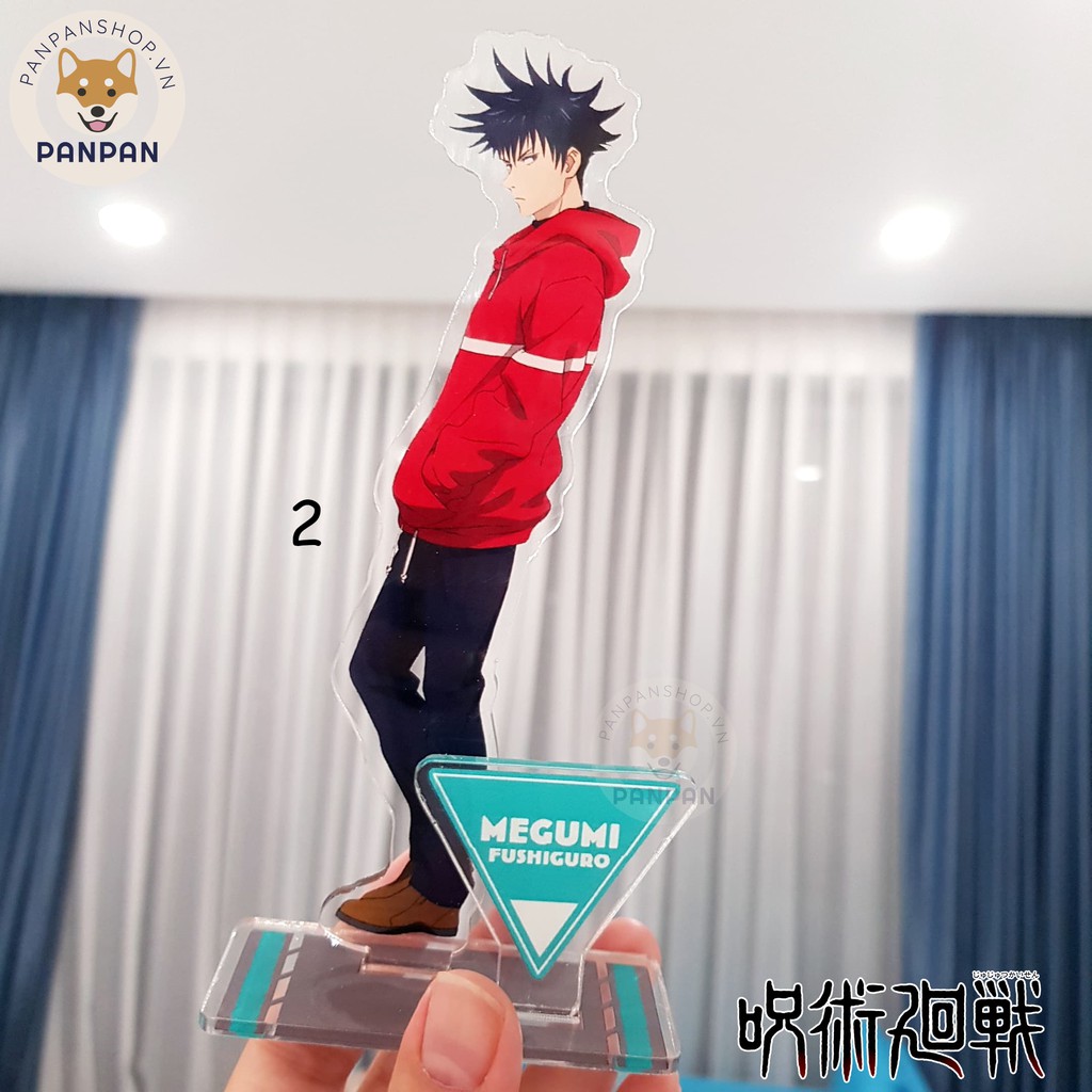 Mô Hình Standee acrylic Anime Jujutsu Kaisen Đồ Thường kèm bảng tên (15cm)