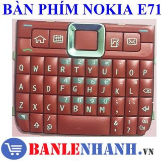 [HÀNG SIÊU CHẤT,GIÁ SẬP SÀN] BÀN PHÍM NOKIA E71 MÀU ĐỎ