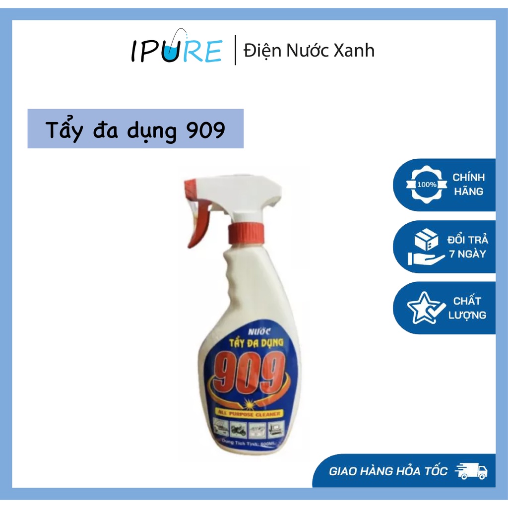 Tẩy Đa Năng 909 Cao Cấp 600ml Hàng Chính Hãng Làm Sạch Nhà Cửa - DNX IPURE
