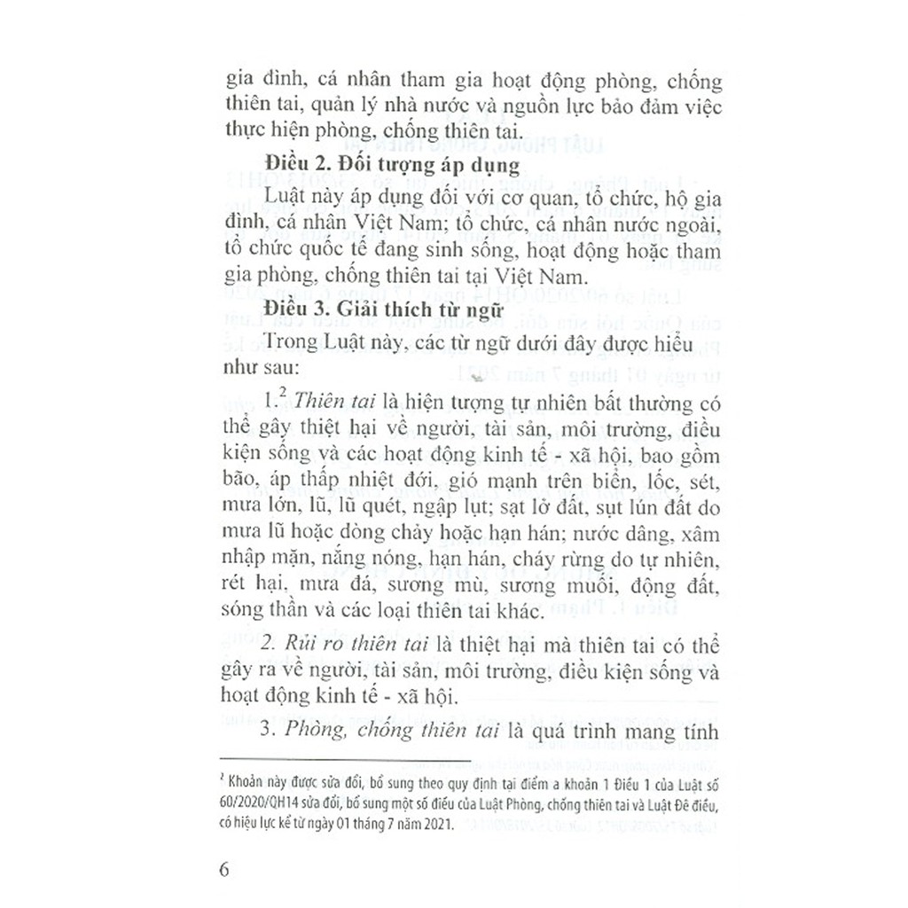 Sách - Luật Phòng, Chống Thiên Tai (Sửa Đổi, Bổ Sung Năm 2020) | BigBuy360 - bigbuy360.vn