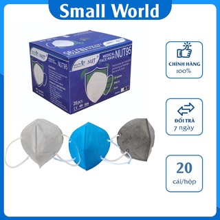 Khẩu trang NUT95 N95 5 lớp hộp 20 cái chống bụi mịn PM2.5, Khẩu trang y tế kháng khuẩn NUT95
