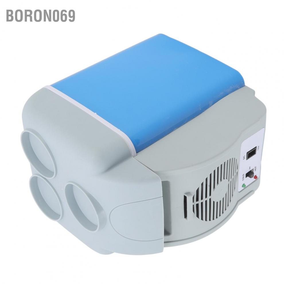Tủ lạnh ô tô Dung tích 7,5L Thực phẩm di động nhỏ Lớp lót bên trong Độ ồn thấp Máy làm mát điện Boron069
