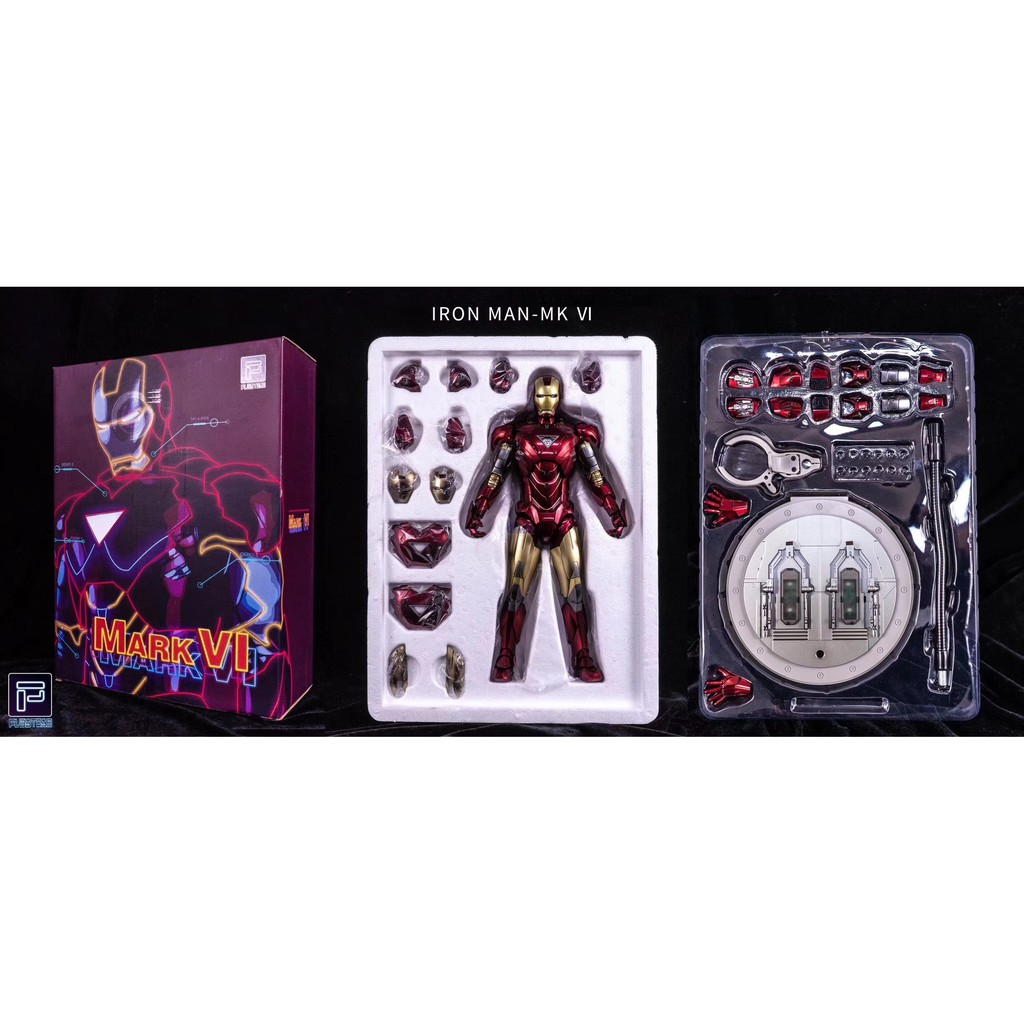 Mô hình PlayToys 1:6 Iron Man Mark VI Diecast